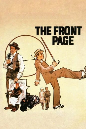 Poster de The Front Page