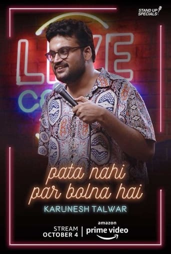 Poster de Pata Nahi Par Bolna Hai: A Comedy Special by Karunesh Talwar