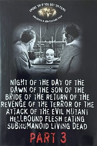 Poster de Night of the Day of the Dawn of the Son of the Bride of the Return of the Revenge of the Terror of the Attack of the Evil, Mutant, Hellbound, Flesh-Eating Subhumanoid Zombified Living Dead, Part 3