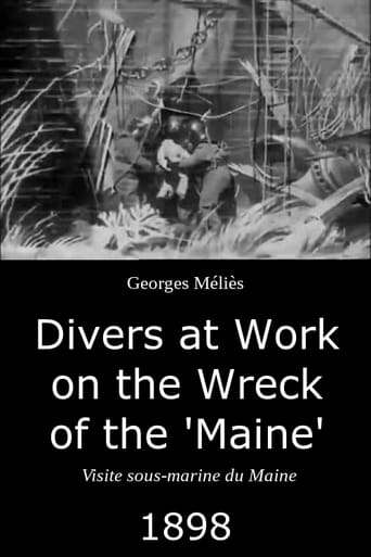 Poster de Divers at Work on the Wreck of the "Maine"