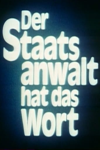 Poster de Der Staatsanwalt hat das Wort