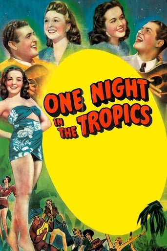 Poster de One Night in the Tropics