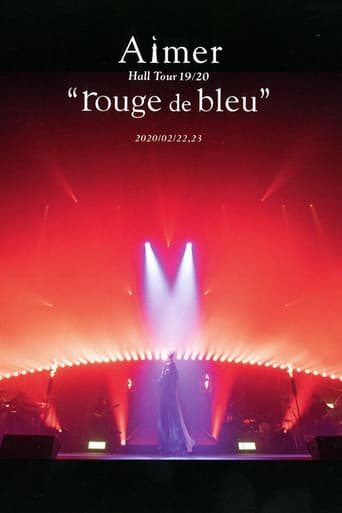 Poster de Aimer Hall Tour 19/20 “rouge de bleu” 東京公演 ～bleu de rouge～