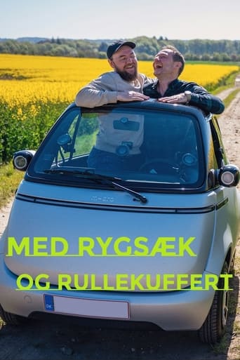 Poster de Med rygsæk og rullekuffert