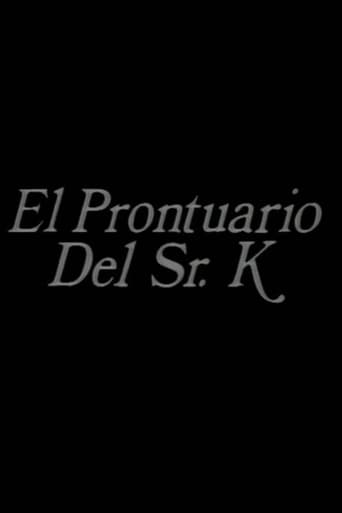 Poster de El prontuario del señor K