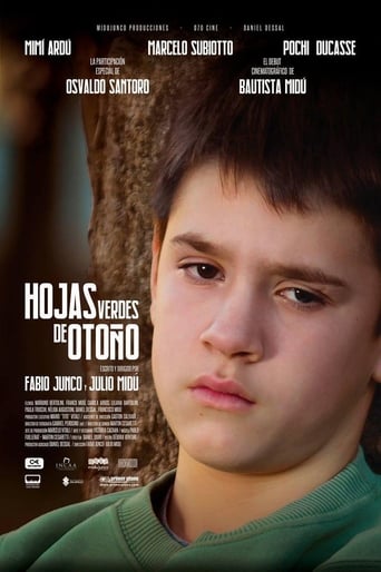 Poster de Hojas verdes de otoño